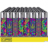 Зажигалка Clipper Leaves Colors