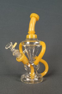 Бонг Recycler Yellow Rider