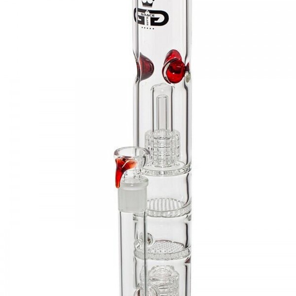 Айс Бонг Grace Glass Honeycomb| Five Floors red