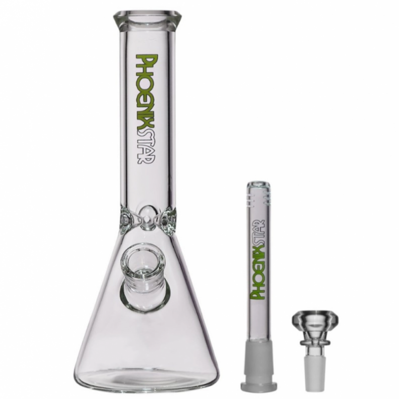 Стеклянный Айс Бонг Phoenix Clear Beaker Стеклянный Айс Бонг Phoenix Clear Beaker