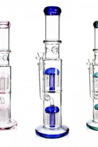 Ice Bong High Double Arms Tube
