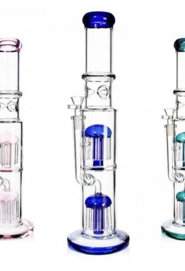 Ice Bong High Double Arms Tube