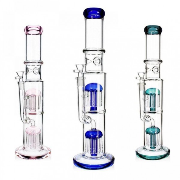 Ice Bong High Double Arms Tube