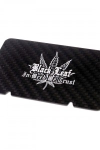 Black Leaf Carbon Fiber Card Black Leaf Carbon Fiber Card