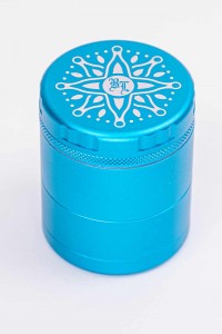 Grinder Black Leaf CNC Flower Blue