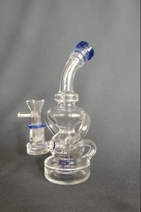 Бонг Recycler Dub Drum blue 21cm wt5