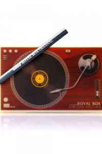 Royal Box Gramophone White Plastic