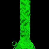  Силиконовый Бонг Glow Print Beaker 36cm