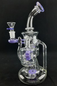 Бонг Recycler Double Rotating 25cm Бонг Recycler Double Rotating 25cm