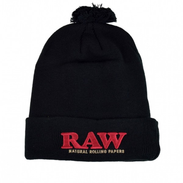 Зимняя шапка RAW Knit Hat Black
