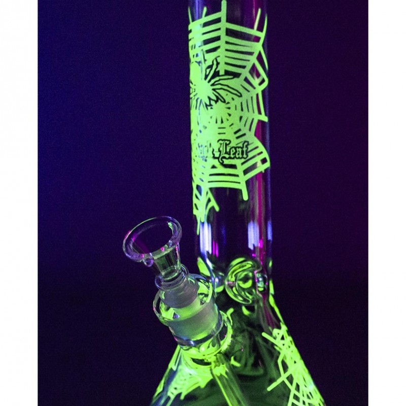 Бонг 'BL' 'Spider Net' Flask Bong Ice Glow 36cm Бонг 'BL' 'Spider Net' Flask Bong Ice Glow 36cm