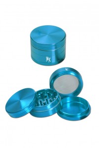 Гриндер Black Leaf Aluminium 4part Blue Гриндер Black Leaf Aluminium 4part Blue
