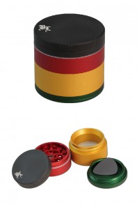 Гриндер BL Premium Matt Rasta-Black 4 part Гриндер BL Premium Matt Rasta-Black 4 part