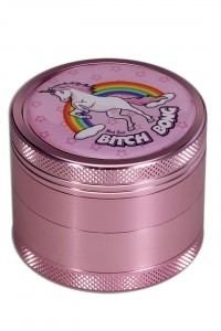 Grinder Black Leaf 4-part Bitch pink