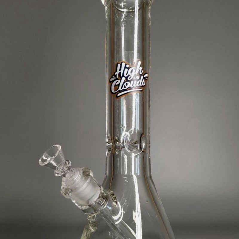 Айс Бонг High Clouds | Beaker Classic Clear | 32cm wt9 Айс Бонг High Clouds | Beaker Classic Clear | 32cm wt9