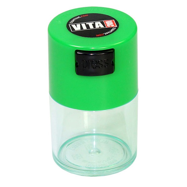 Вакуумный контейнер VitaVac CLEAR with GREEN CAP (0.06 L)