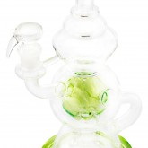 Бонг Thug Life | Recycler Series Green 30cm 5mm