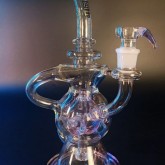 Бонг Thug Life | Recycler Purple 30cm 5mm