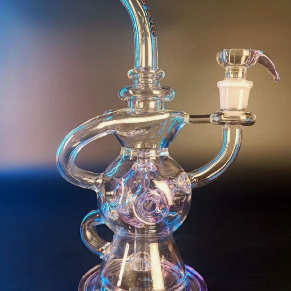 Бонг Thug Life | Recycler Purple 30cm 5mm