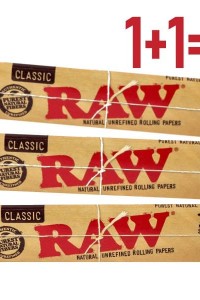 RAW King Size Slim 1+1=3