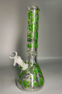 Айс Бонг Green Leaf | OG Beaker | 32cm WT9 Айс Бонг Green Leaf | OG Beaker | 32cm WT9