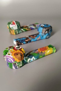 Силиконовая Трубка Graffiti Peace Maker 9cm