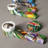Силиконовая Трубка Graffiti Peace Maker 9cm