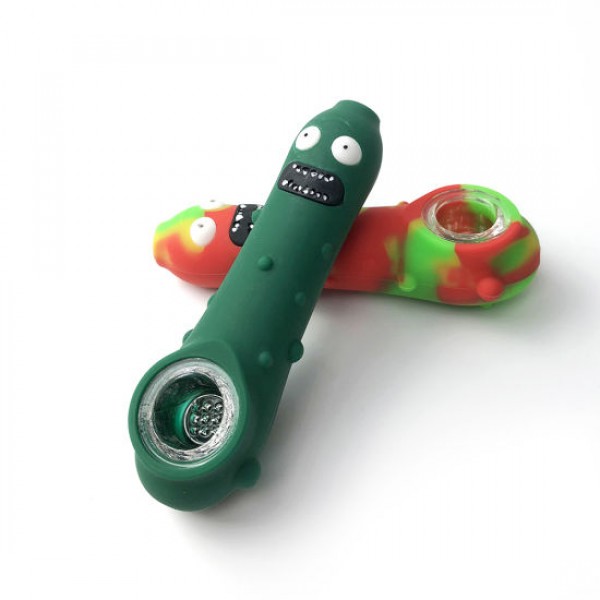 Силиконовая Трубка Pickle Rick 12см
