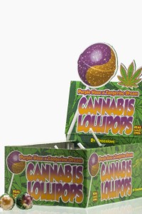 Конфеты  Cannabis | Lollipops Purple Haze x Tangerine Dream flavor