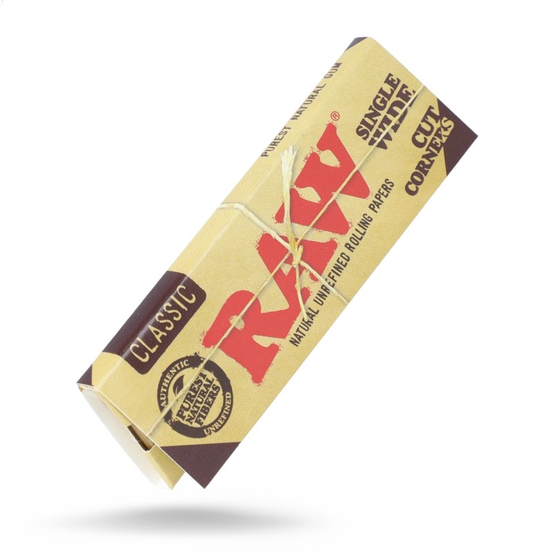 RAW Organic SW Cut Corners Hemp | Single Wide