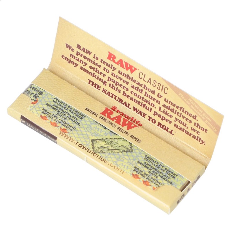 RAW Organic SW Cut Corners Hemp | Single Wide