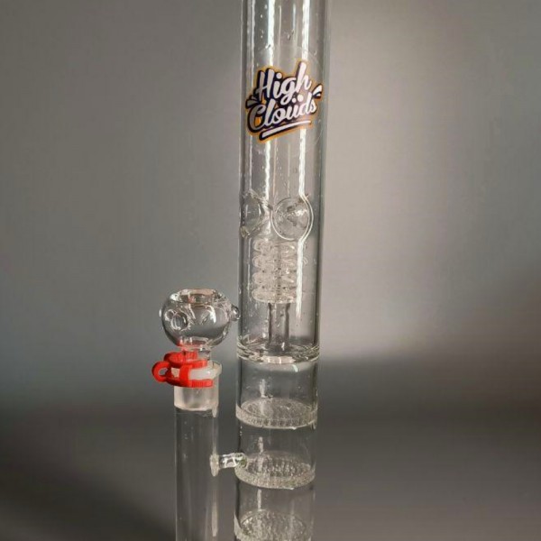 Айс Бонг High Clouds | triple honeycomb + showerhead 43cm wt4