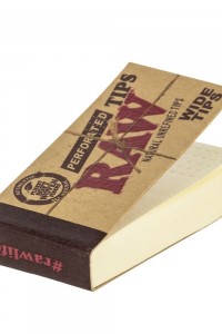 RAW Perforated Wide Hemp Tips