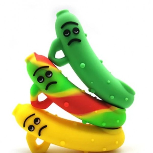 Pickle Rick Silicone Spoon Pipe 11cm