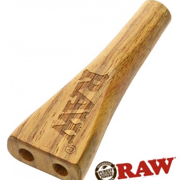 Дерев'яний мундштук RAW Double Barrel Wooden King Size