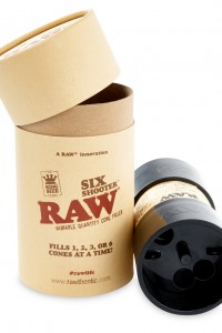 RAW Six Shooter for King Size Cones
