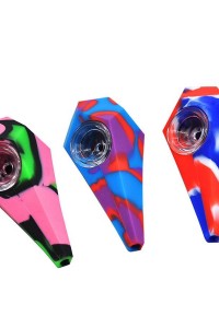 Fat Diamond Silicone Pipe 10cm