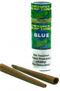 JUICY JAYS 2x Cone Cyclones Hemp Blue (105mm)