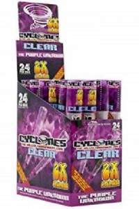 Rolling Paper Store Cyclones CLEAR PURPLE 2X