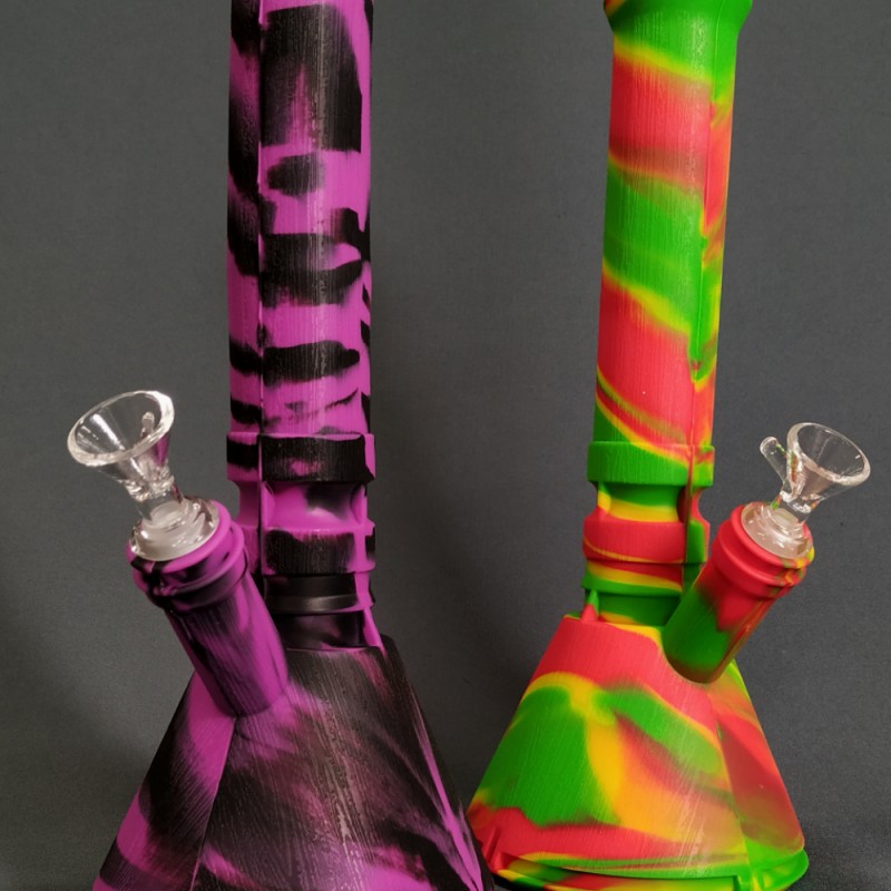 Силиконовый Айс Бонг | Rasta Jam 32cm Силиконовый Айс Бонг | Rasta Jam 32cm