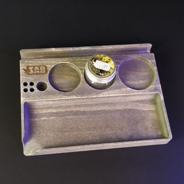 Gaz wooden Rolling Travel Tray