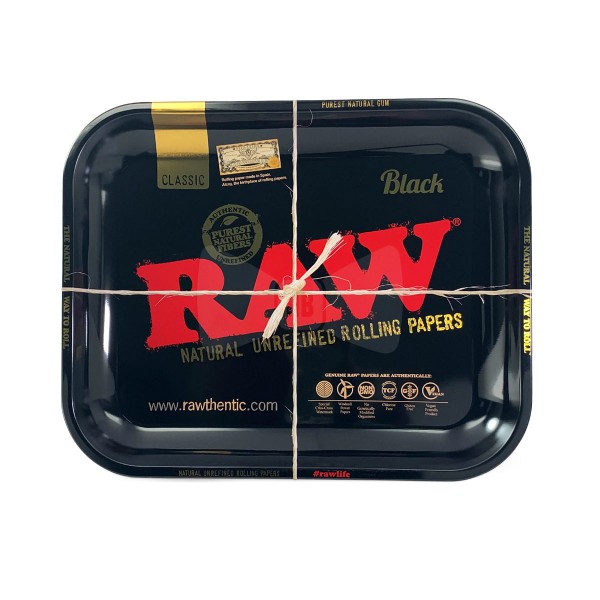 RAW Black Metal Rolling Tray