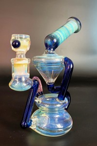 Бонг Sweet Glass Recycler | Blue Mistic 23cm wt5 Бонг Sweet Glass Recycler | Blue Mistic 23cm wt5