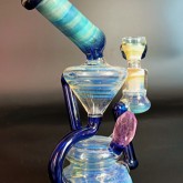 Бонг Sweet Glass Recycler | Blue Mistic 23cm wt5