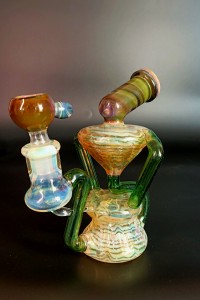 Бонг Sweet Glass Recycler | Green poison 21cm wt5 Бонг Sweet Glass Recycler | Green poison 21cm wt5