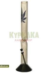Акриловый Бонг Transparent Blue Leaf Акриловый Бонг Transparent Blue Leaf