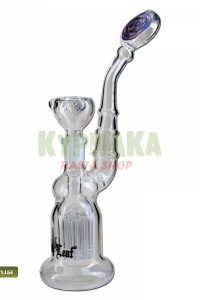 Black Leaf `Hurricane`- 8-arm Perc Bubbler Black Leaf `Hurricane`- 8-arm Perc Bubbler