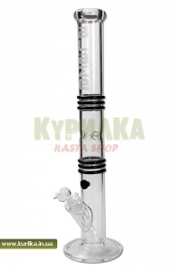 "Blaze" "Rubber Line" Cylinder Bong Ice "Blaze" "Rubber Line" Cylinder Bong Ice