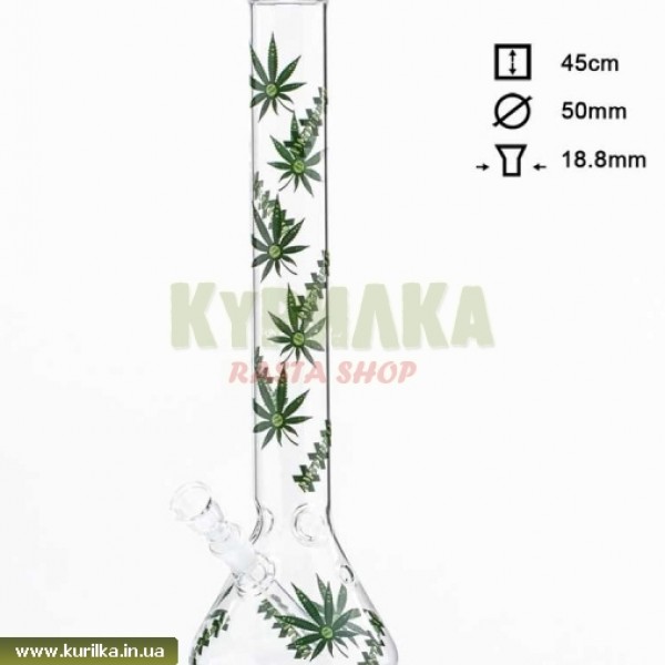 Бонг "Amsterdam Leaf Glass"