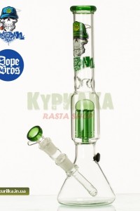 Бонг Dope Bros Amsterdam Skull green. Бонг Dope Bros Amsterdam Skull green.